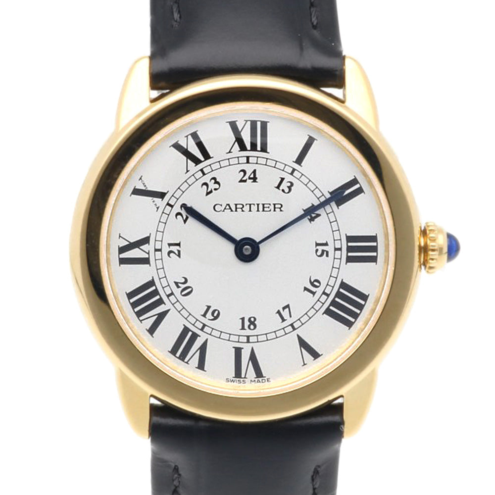 カルティエ ロンドソロ 腕時計 時計 ステンレススチール クオーツ レディース 1年保証 CARTIER  中古 CARTIER カルティエ ロンドソロ 腕時計 ステンレススチール クオーツ