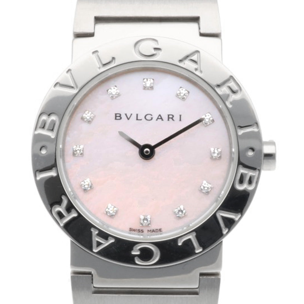 BVLGARI ブルガリ 腕時計 ステンレススチール クオーツ レディース 1年