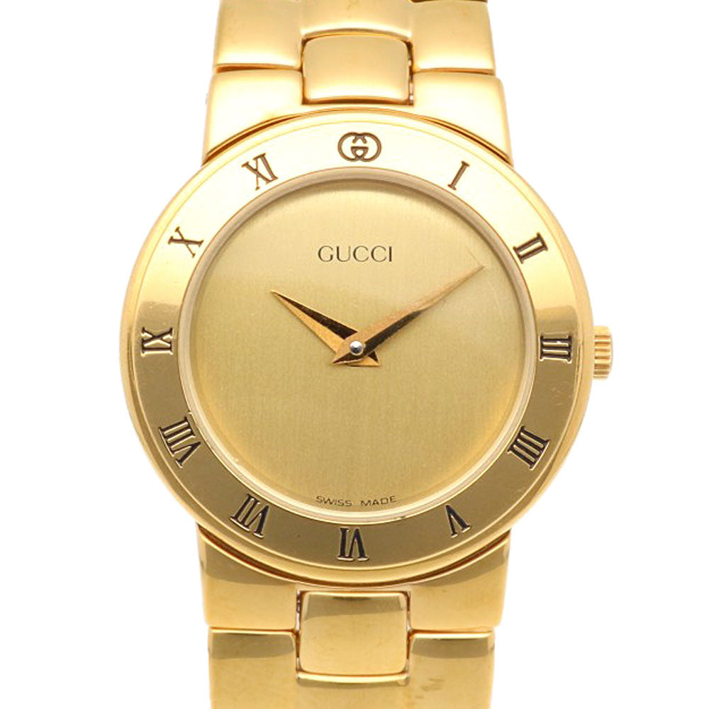 GUCCI Gucci watch GP 3300.2.L quartz ladies 1 year warranty used