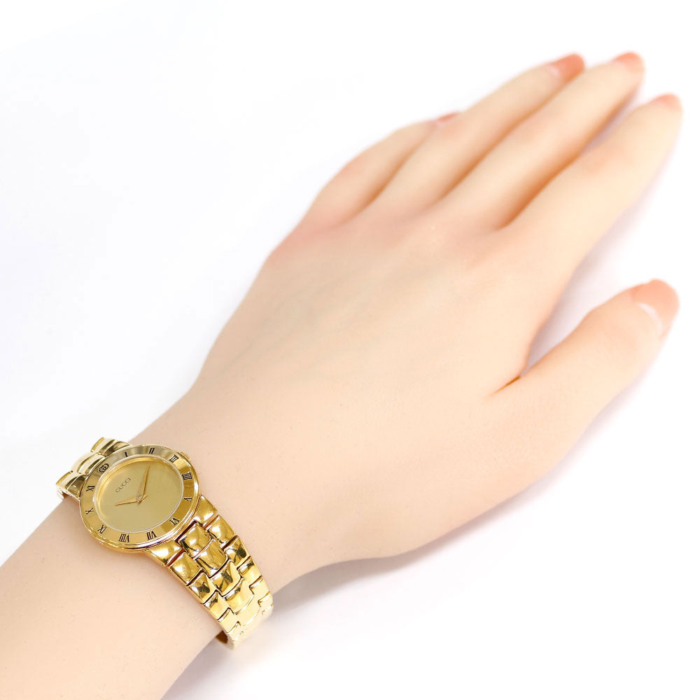 GUCCI Gucci watch GP 3300.2.L quartz ladies 1 year warranty used