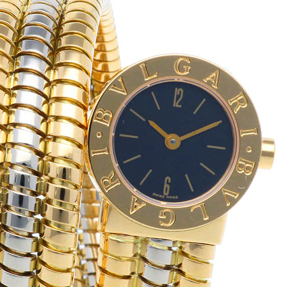 美品★BVLGARI ブルガリ レディースウォッチ K18YG 腕時計 k18 ブルガリブルガリ 時計 ゴールド BVLGARI ブルガリ