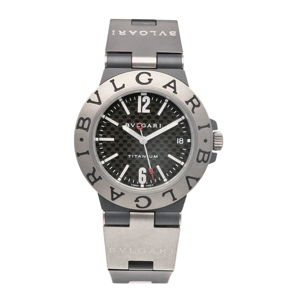 BVLGARI ブルガリ ディアゴノ チタニウム 腕時計 チタン TI38TR 自動