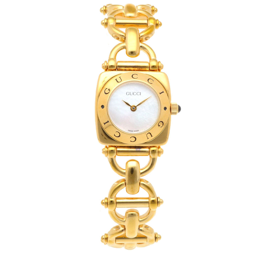 GUCCI グッチ 腕時計 GP 6400L クオーツ レディース 1年保証 中古