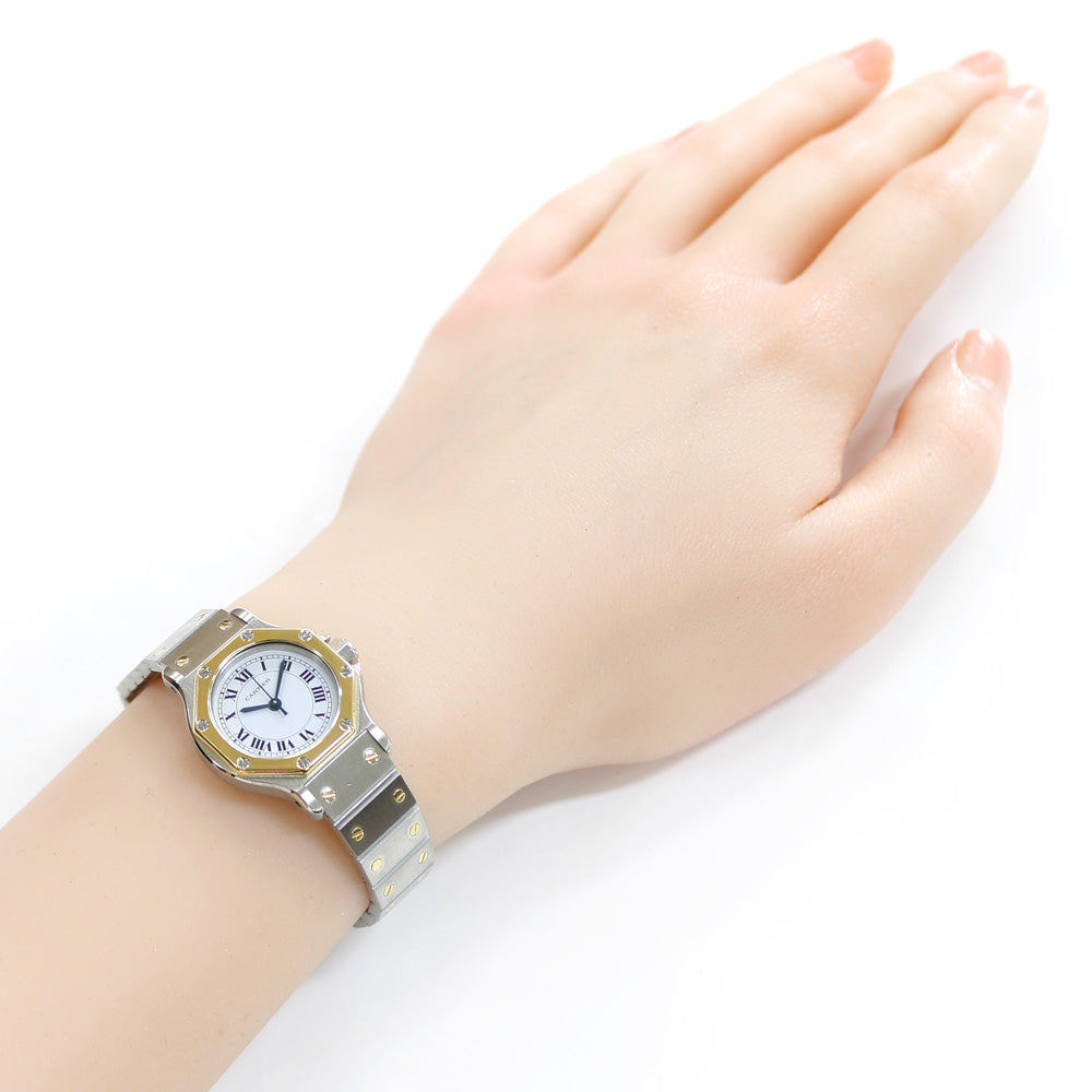 CARTIER カルティエ サントス オクタゴン 腕時計 ステンレススチール