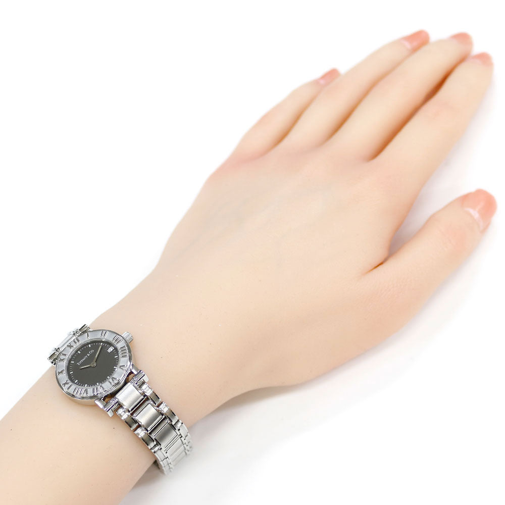 最終値引　アトラススクエア　TIFFANY&Co. ティファニー時計 電池交換済 TIFFANY&Co. ティファニー アトラス 腕時計 ステンレススチール