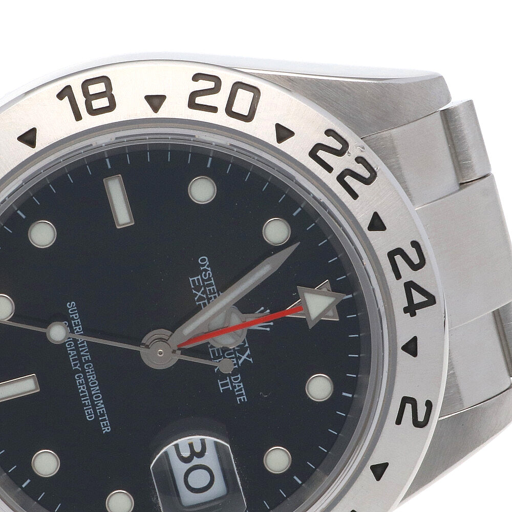 ロレックス ROLEX エクスプローラー2 オイスターパーペチュアル 腕時計 時計 ステンレススチール 16570T メンズ 中古 –  【公式】リサイクルキング オンラインショップ