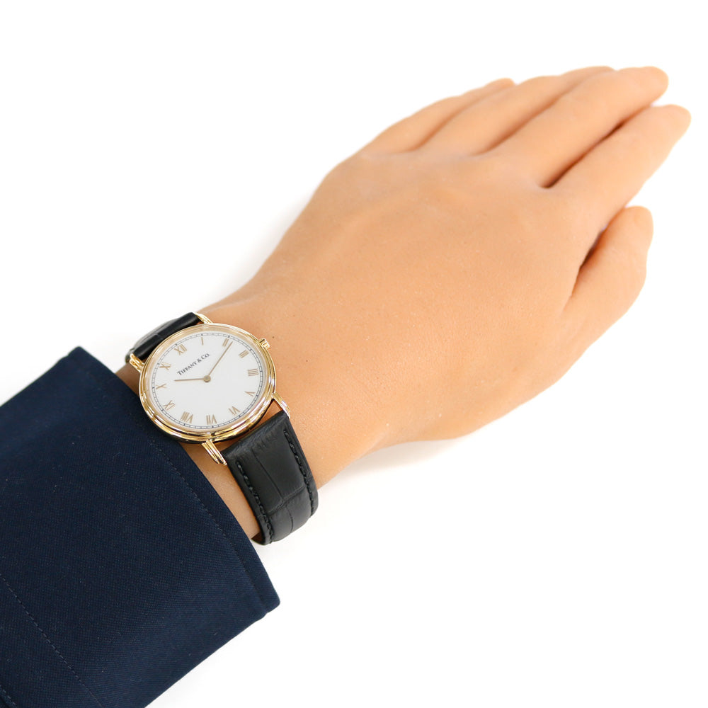 ティファニー TIFFANY&Co. クラシック 腕時計 18金 K18イエロー