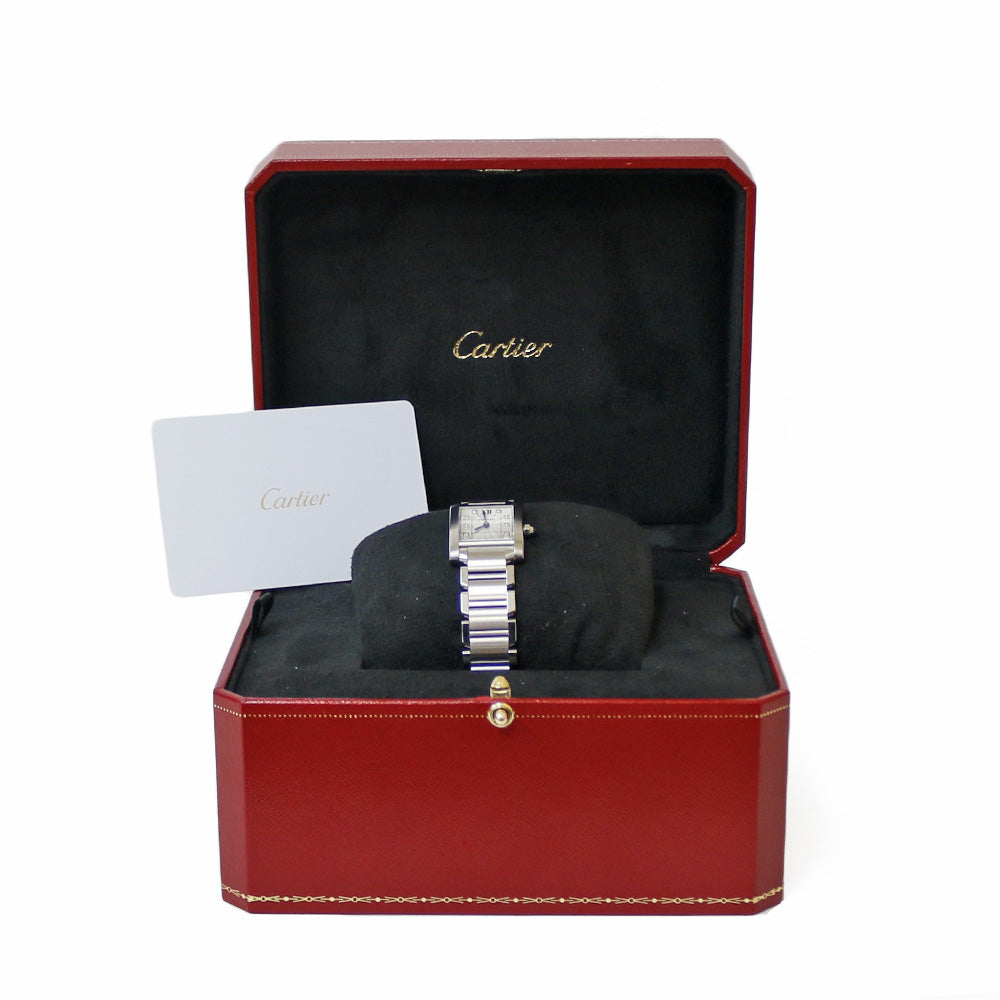 CARTIER カルティエ タンクフランセーズ SM 腕時計 ステンレススチール