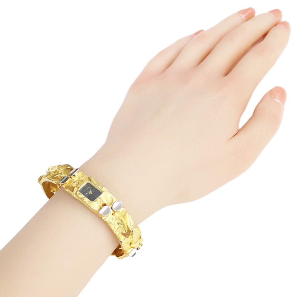 LAPPONIA ラポーニア 腕時計 18金 K18イエローゴールド クオーツ