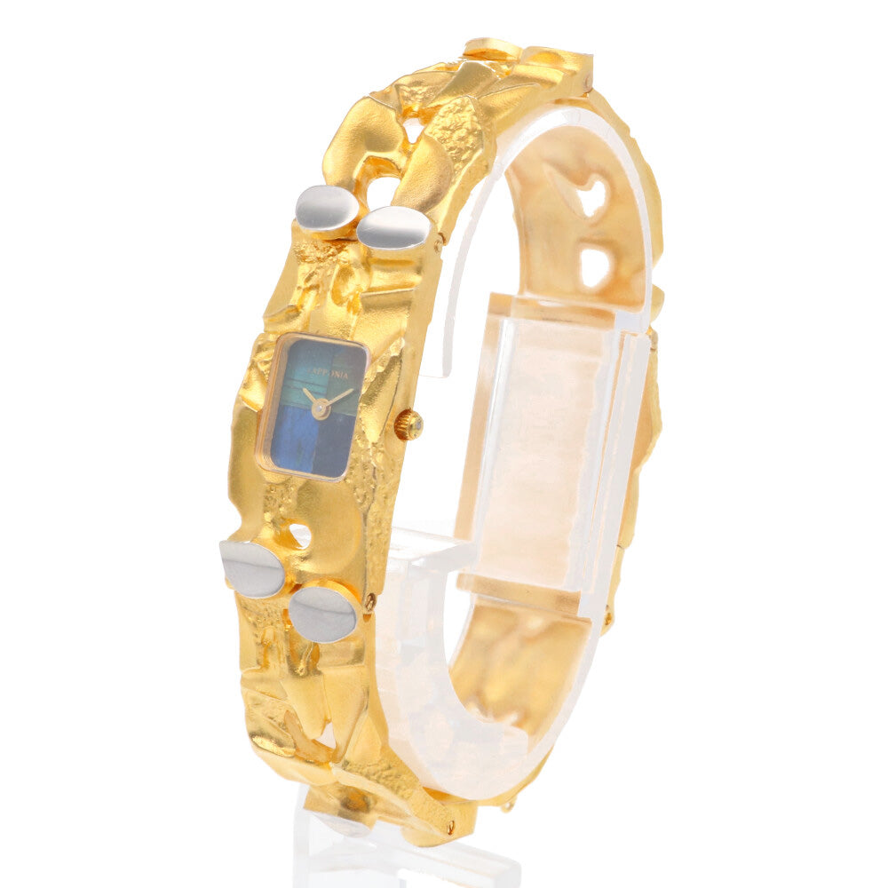 LAPPONIA ラポーニア 腕時計 18金 K18イエローゴールド クオーツ