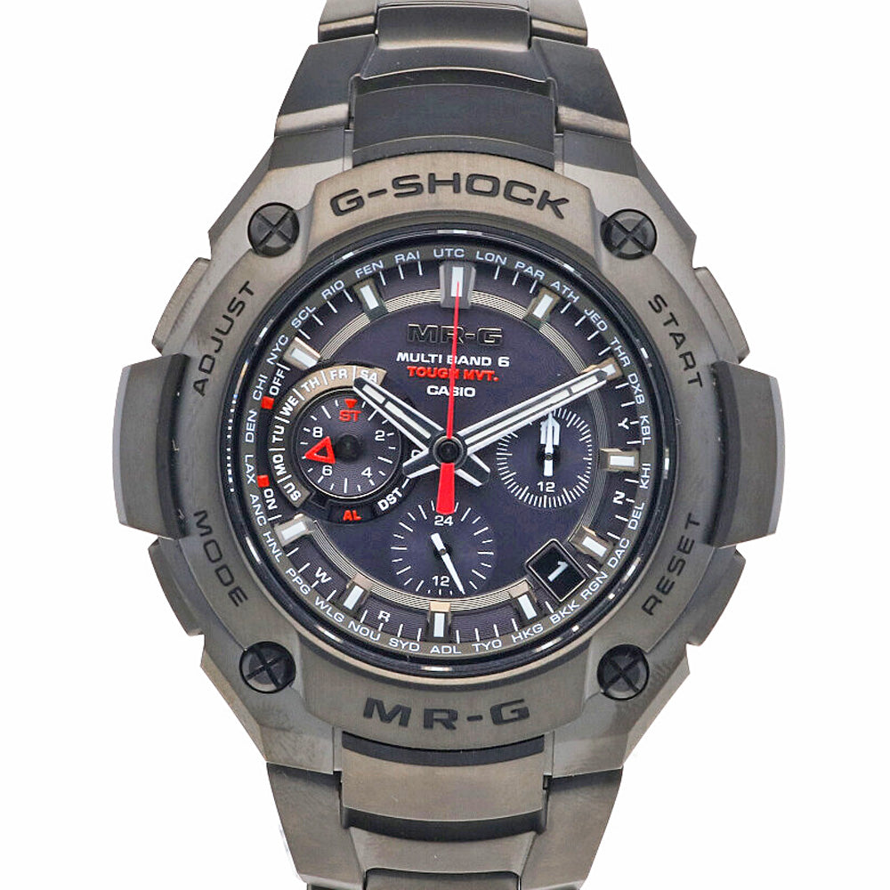 G-SHOCK ジーショック MR-G 腕時計 チタン MRG-8100B ソーラー電波時計 メンズ 1年保証 中古 – 【公式】リサイクルキング  オンラインショップ