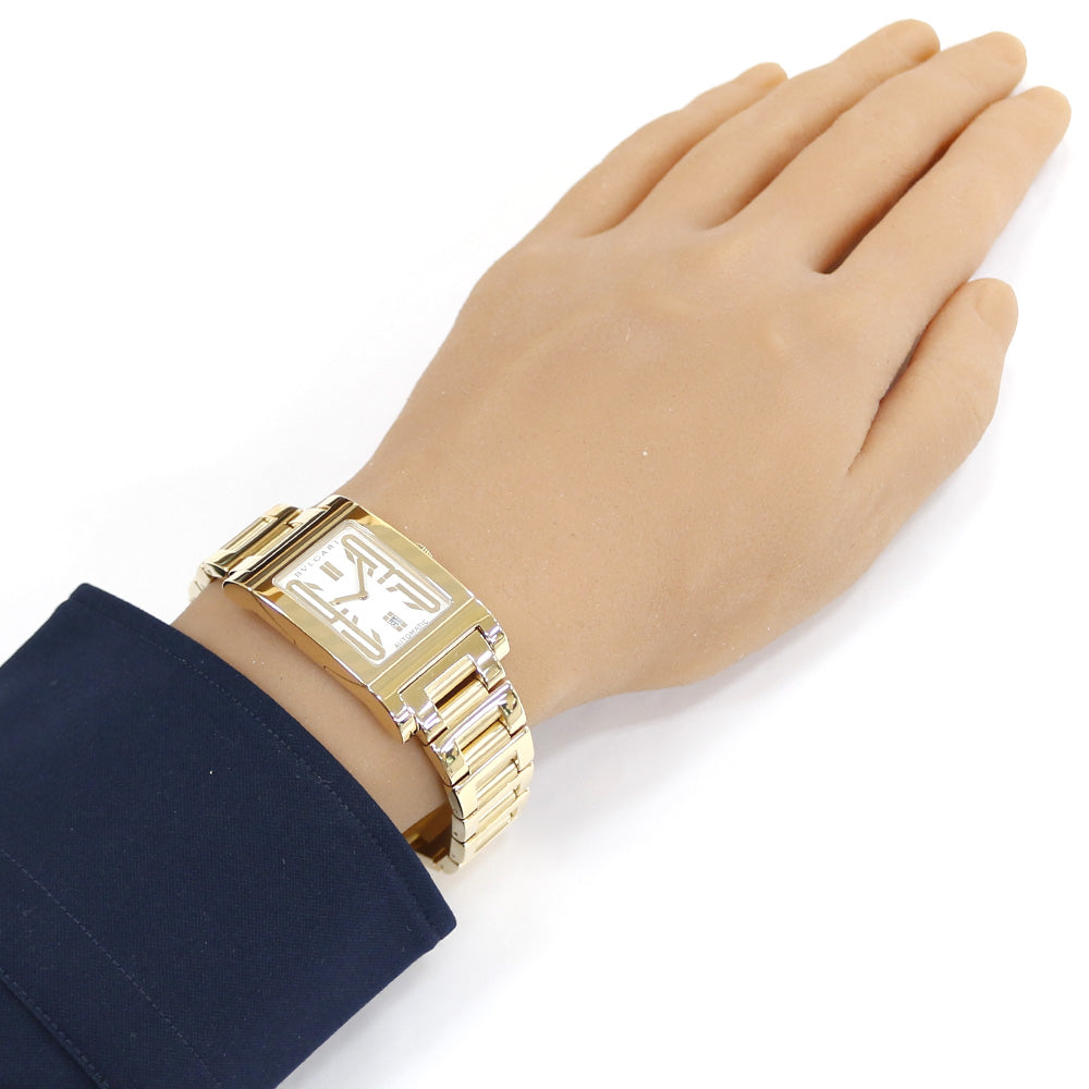 ブルガリ レッタンゴロ 腕時計 時計 18金 K18イエローゴールド