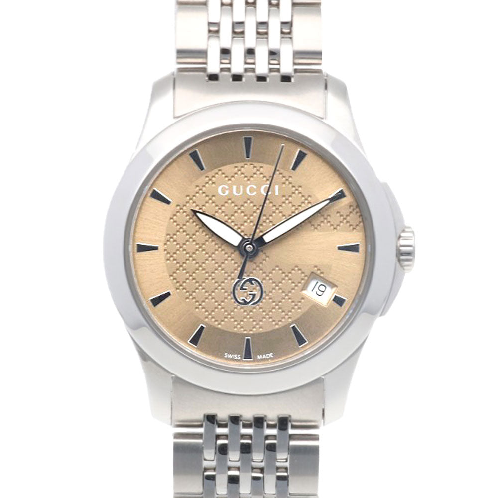 グッチ Gタイムレス 腕時計 時計 ステンレススチール 126.5 クオーツ レディース 1年保証 GUCCI  中古 GUCCI（グッチ） Gタイムレス 腕時計 時計 ステンレススチール 126.5