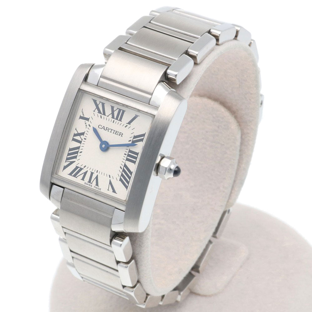 CARTIER カルティエ タンクフランセーズ SM 腕時計 ステンレススチール  