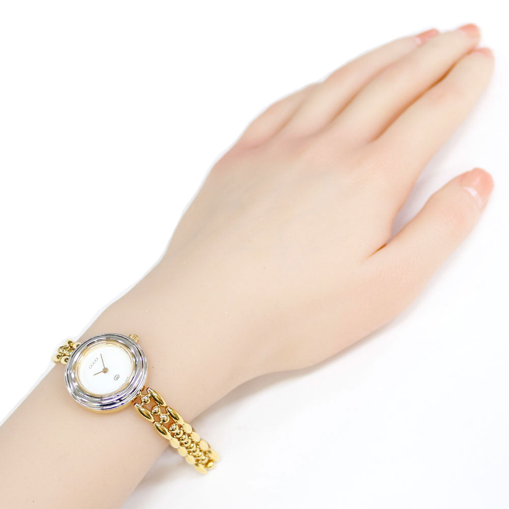 【稼動品】GUCCI　11/12　レディース腕時計　クォーツ　カラー 高価買取】【GUCCI】グッチ 11/12.2 チェンジベゼル レディース