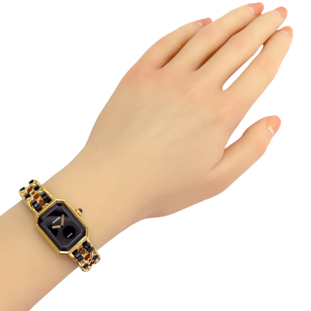CHANEL シャネル プルミエール M 腕時計 GP H0001 クオーツ レディース