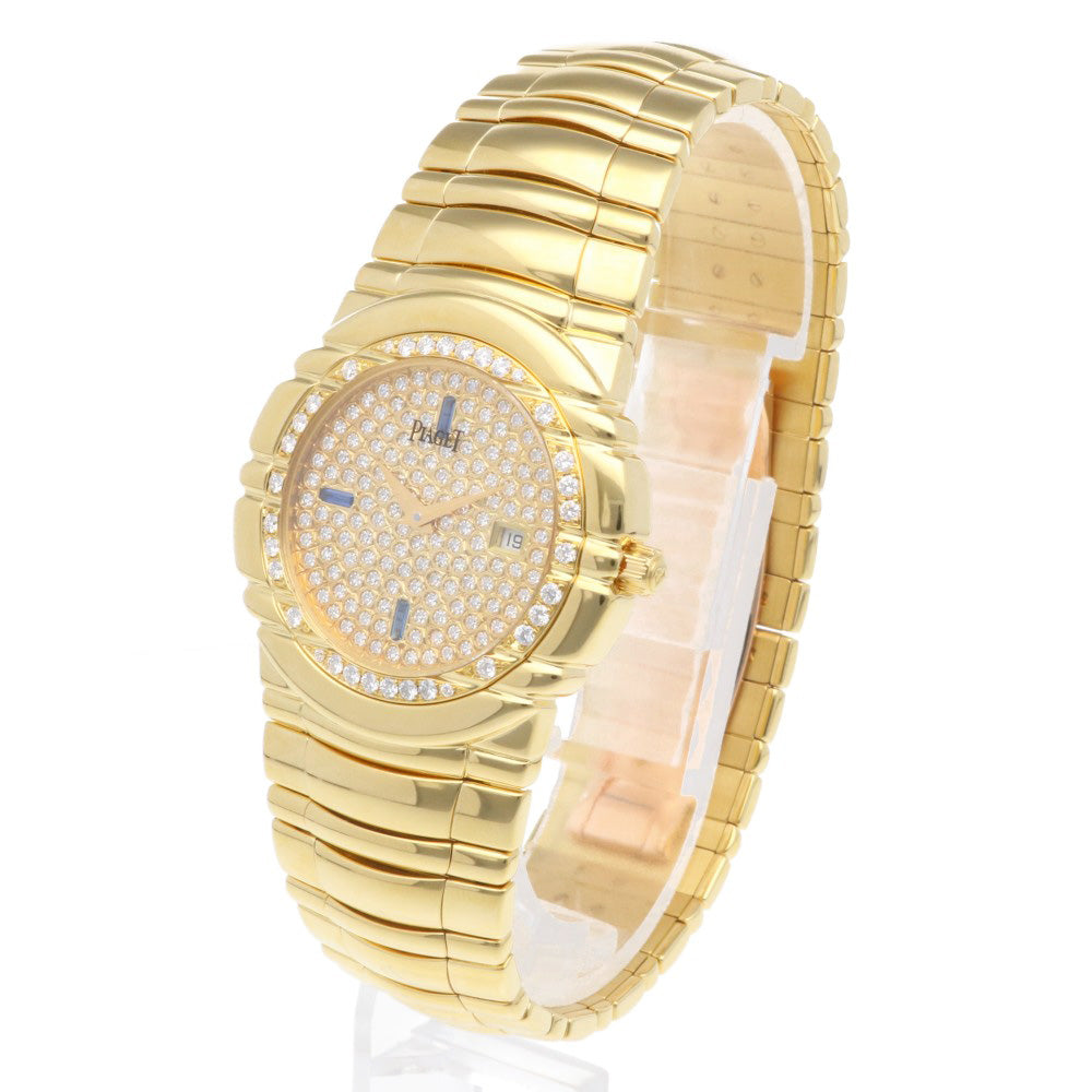 PIAGET Tanagra Watch 18K Yellow Gold 17043 Quartz Unisex 1 Year