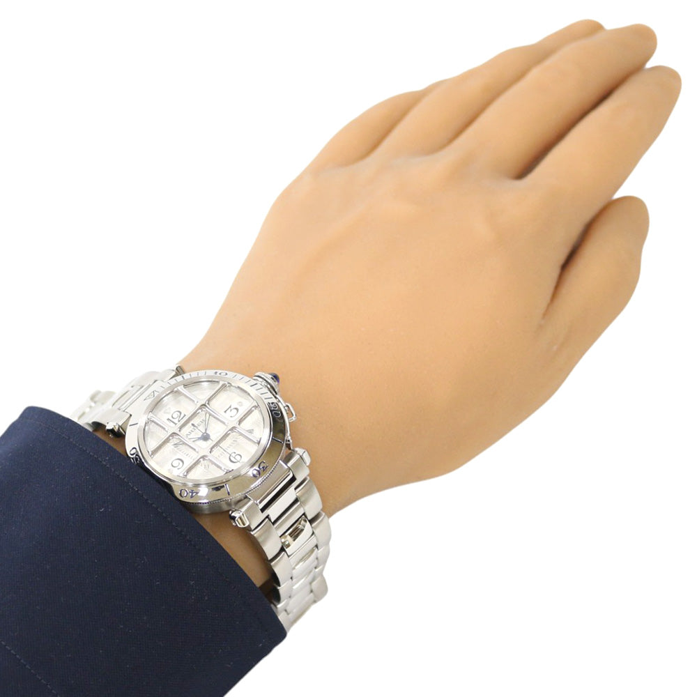 CARTIER カルティエ パシャ グリッド 腕時計 ステンレススチール 自動