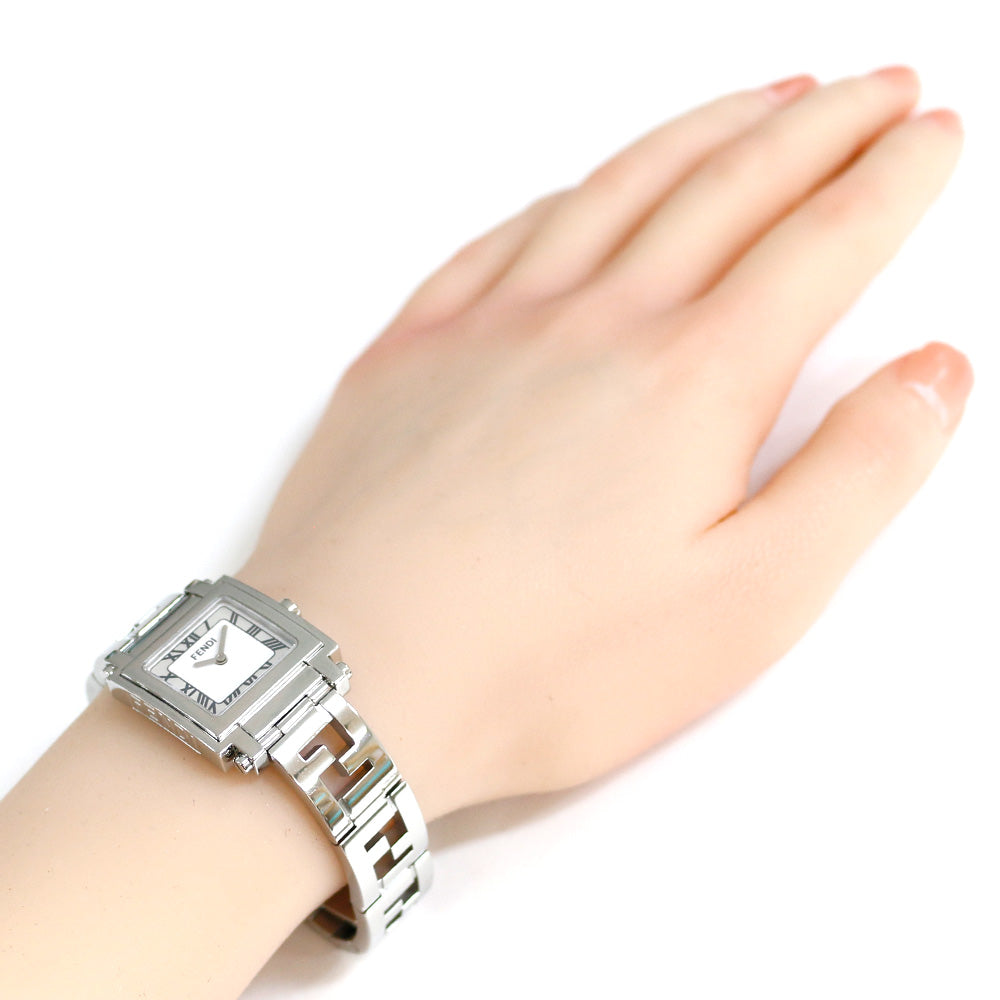 ☆極美品 6000L FENDI フェンディ 時計 クアドロ レディース FENDI フェンディ クアドロ 腕時計 ステンレススチール 6000L クオーツ