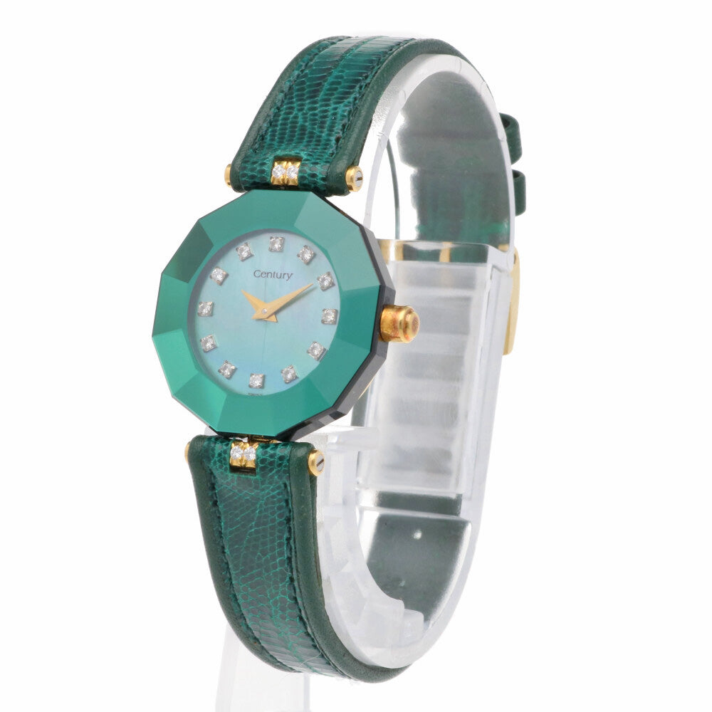 センチュリー タイムジェム 腕時計 18金 K18イエローゴールド