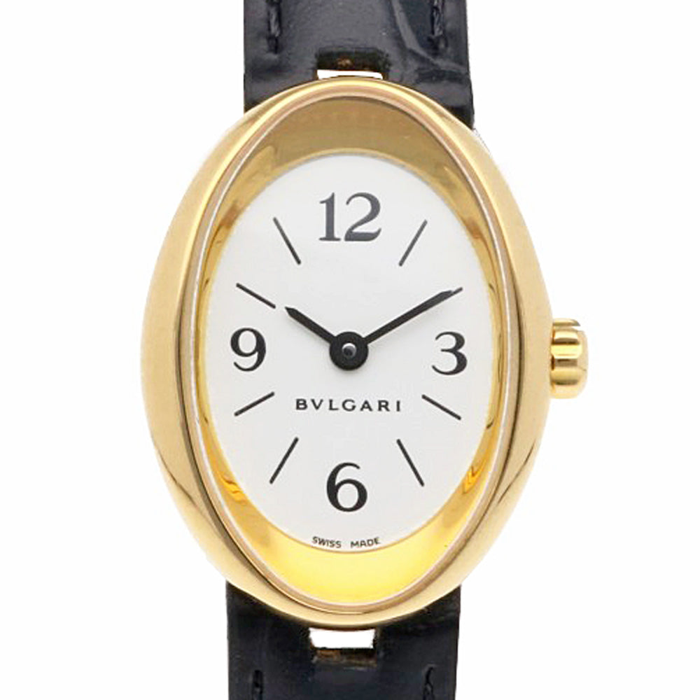 BVLGARI ブルガリ オーバル 腕時計 18金 K18イエローゴールド OV27G