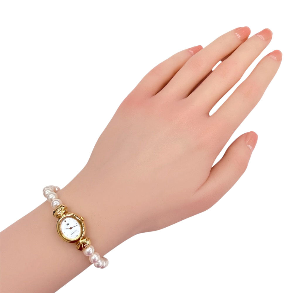 時計 MIKIMOTO MIKIMOTO ミキモト 腕時計 GP 1E20-3060 クオーツ レディース 1年保証