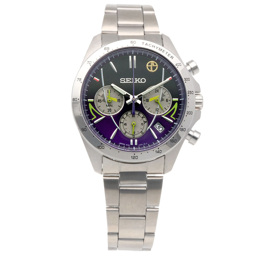 SEIKO 500 TYPE EVA Watch Stainless Steel 8T63-01P0 Quartz Men's 1