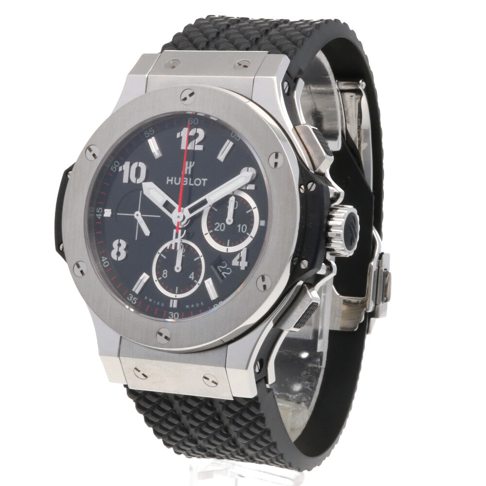 ウブロ ビッグバン スチール クロノグラフ 腕時計 ステンレススチール