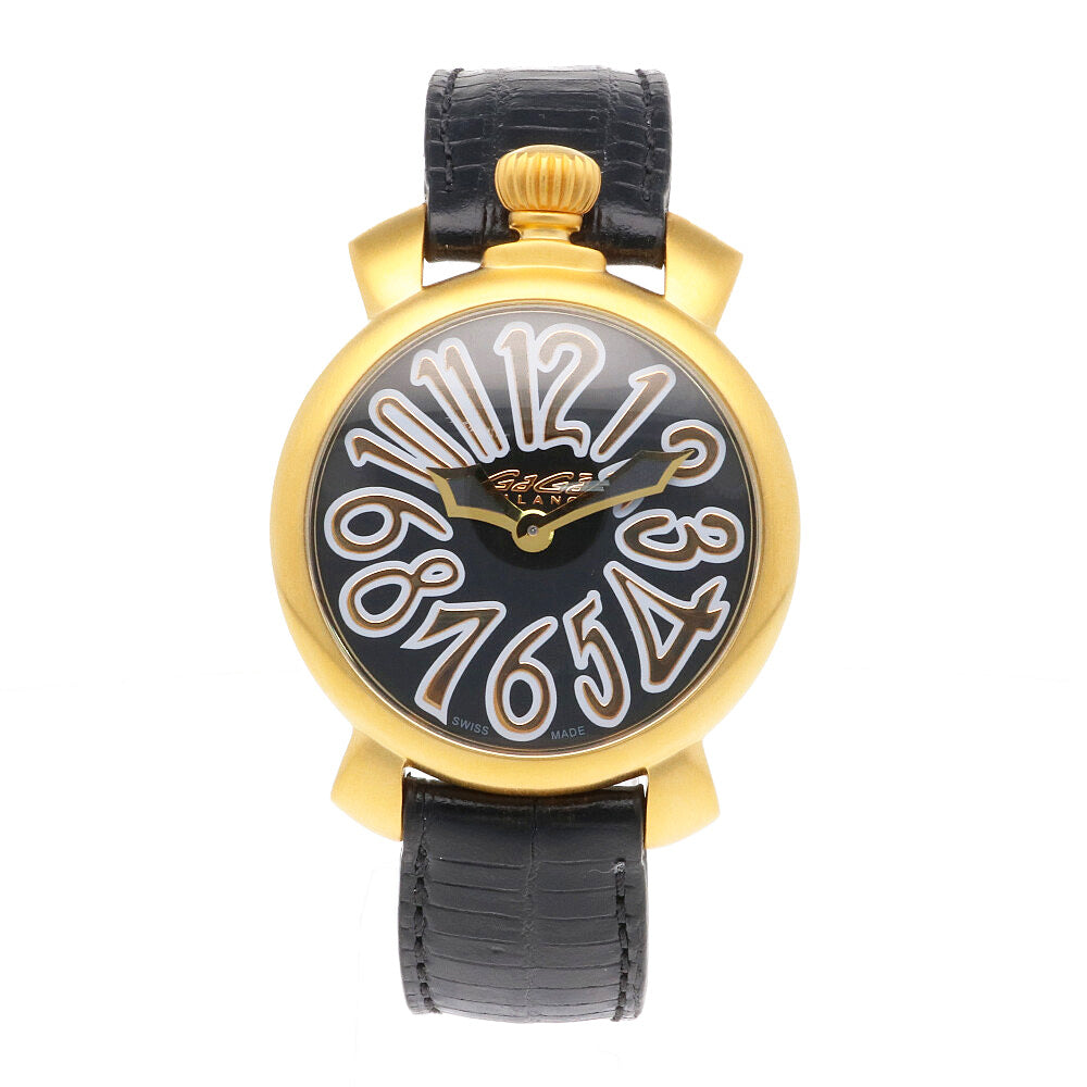 Gaga Milano Manuale Watch Stainless Steel 6023 Unisex Used [1 Year