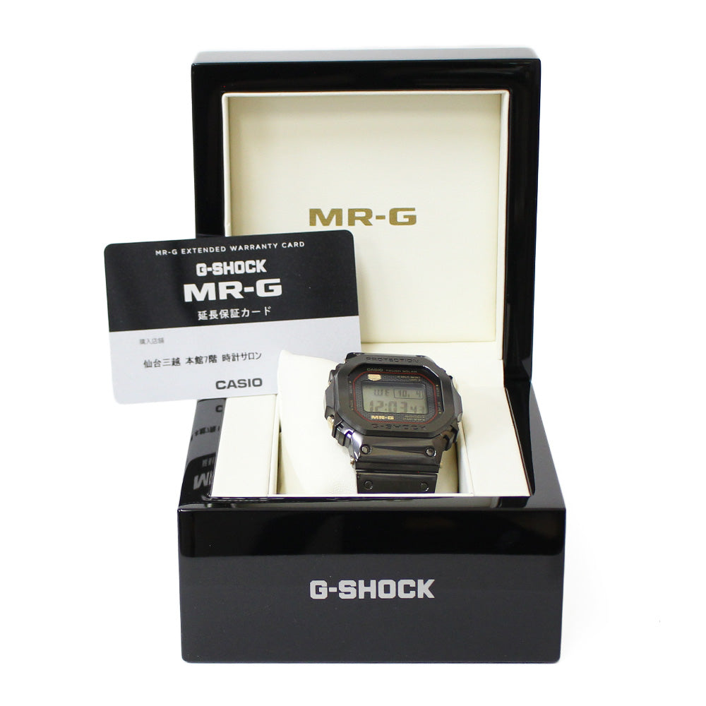 CASIO G-SHOCK MR-G MRG-B5000B-1JR 保証期間内 G-SHOCK MR-G Wristwatch Titanium MRG-B5000B-1JR Solar Radio Watch