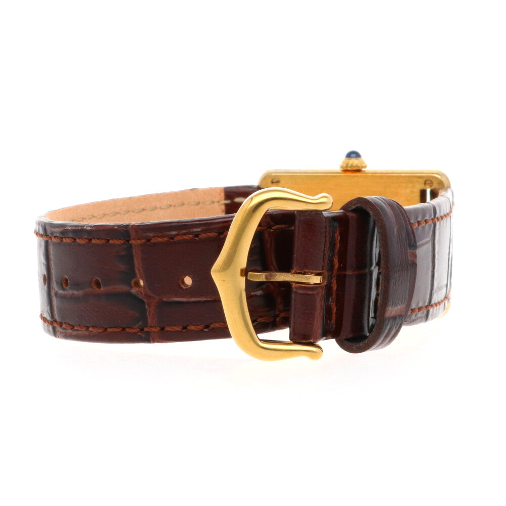 カルティエ マストタンク ヴェルメイユ 腕時計 シルバー925 590005