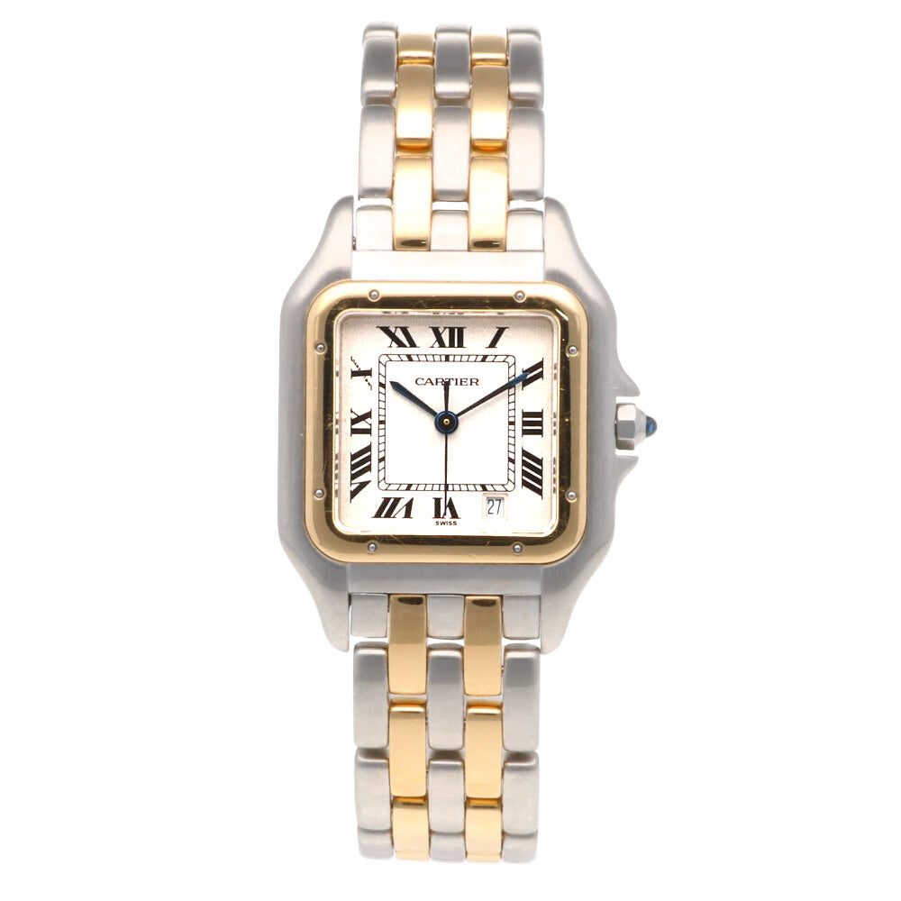 カルティエ CARTIER パンテールMM 2ロウ 腕時計 ステンレススチール