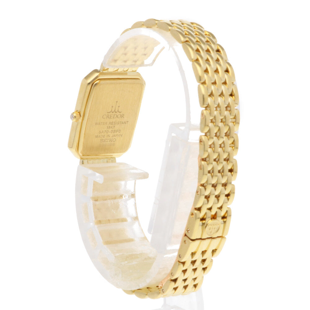 CREDOR SEIKO クレドール セイコー 腕時計 18金 K18イエローゴールド
