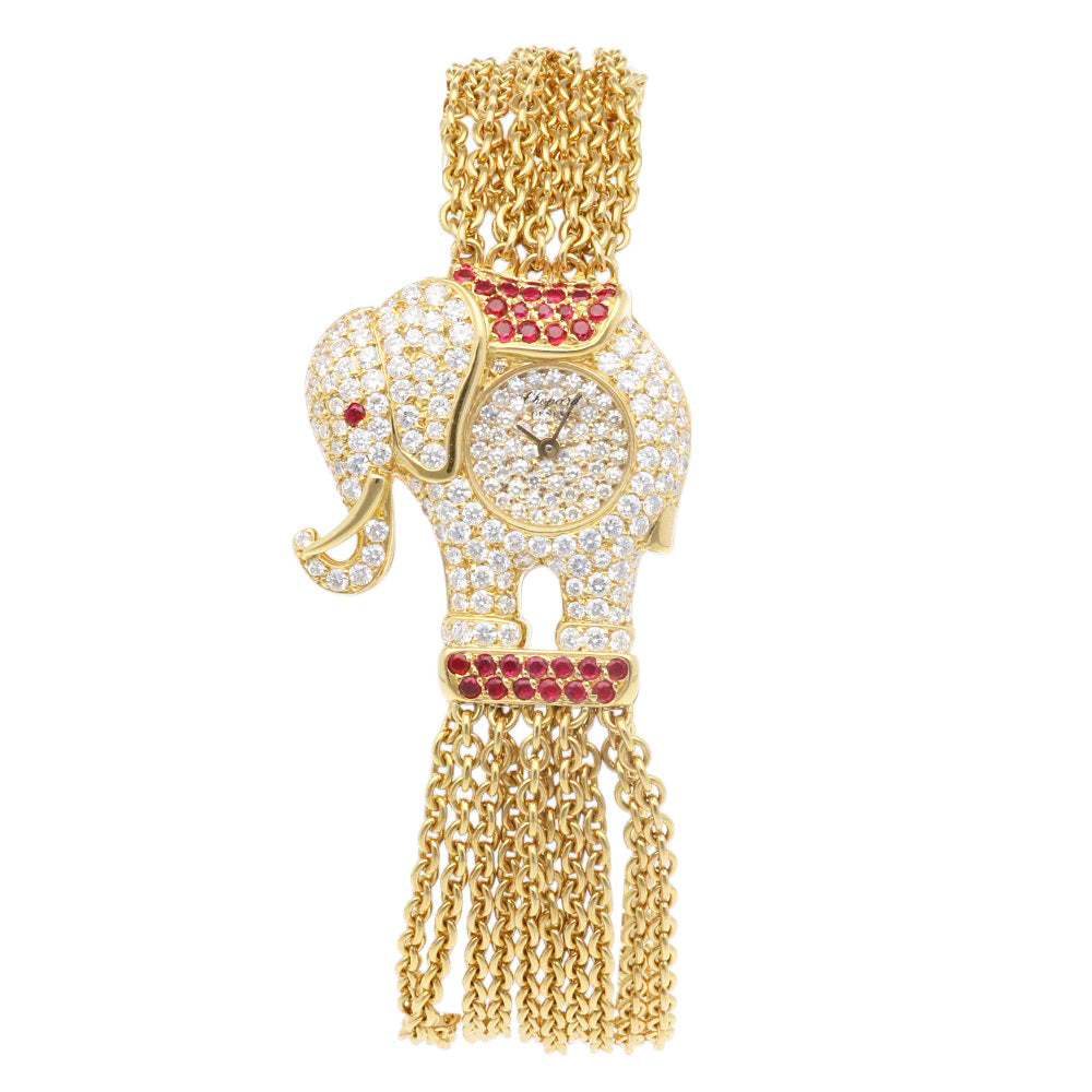 すーとん　chopard ショパール　時計＆リング　 ゴールド＆シルバー Chopard ショパール 時計 メンズ 14/3030 クォーツ ダイヤモンド YG