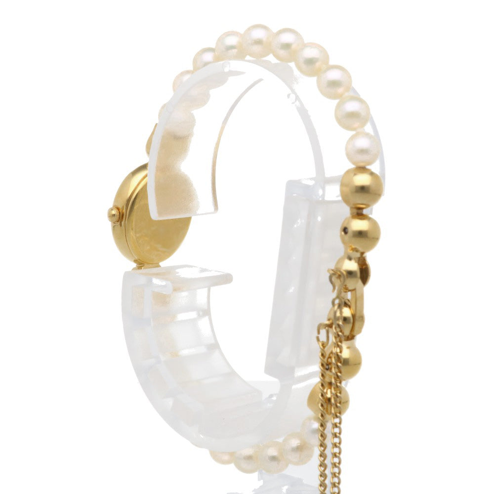 MIKIMOTO ミキモト 腕時計 GP クオーツ レディース 1年保証 中古
