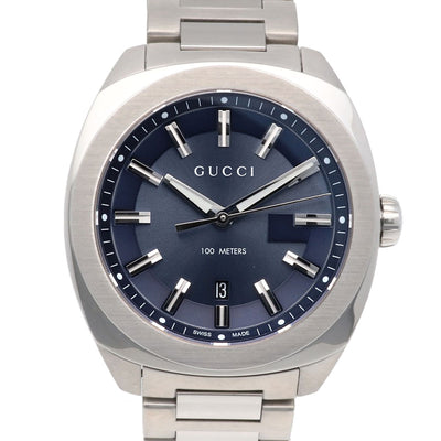 GUCCI メンズ 腕時計　ステンレス 142.3 GUCCI グッチ 腕時計 ステンレススチール 142.3 クオーツ 磨き直し済