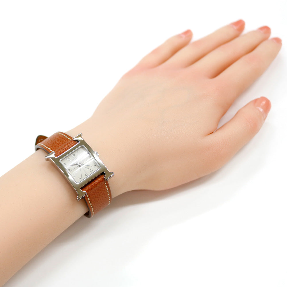 HERMES エルメス Hウォッチ 腕時計 ステンレススチール HH1.201