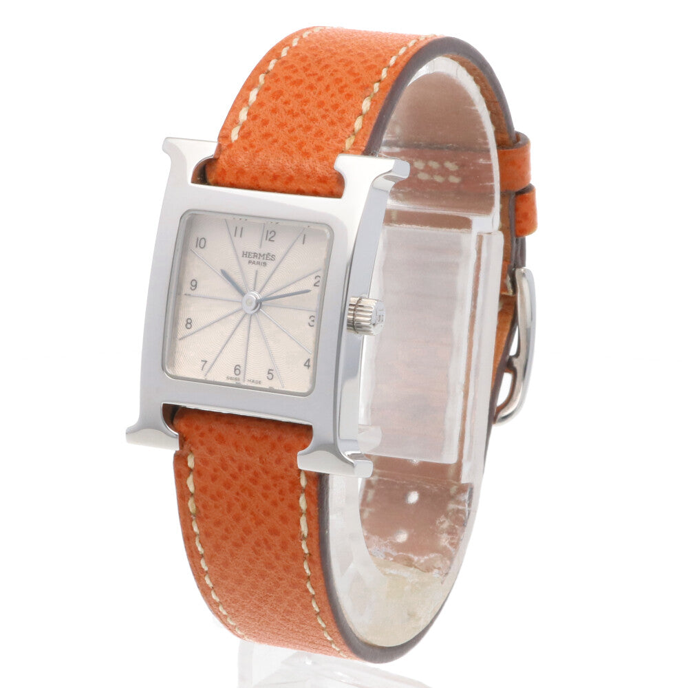 HERMES エルメス Hウォッチ 腕時計 ステンレススチール HH1.201