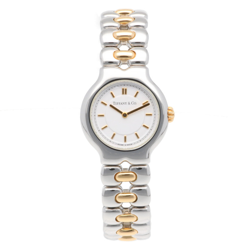 1円 稼働 美品 コマ2付 ティファニー QZ L0112 ティソロ ラウンド 黒文字盤 レディース腕時計 5405400YSD Tiffany \u0026 Co.（腕時計）のフリマアイテム一覧