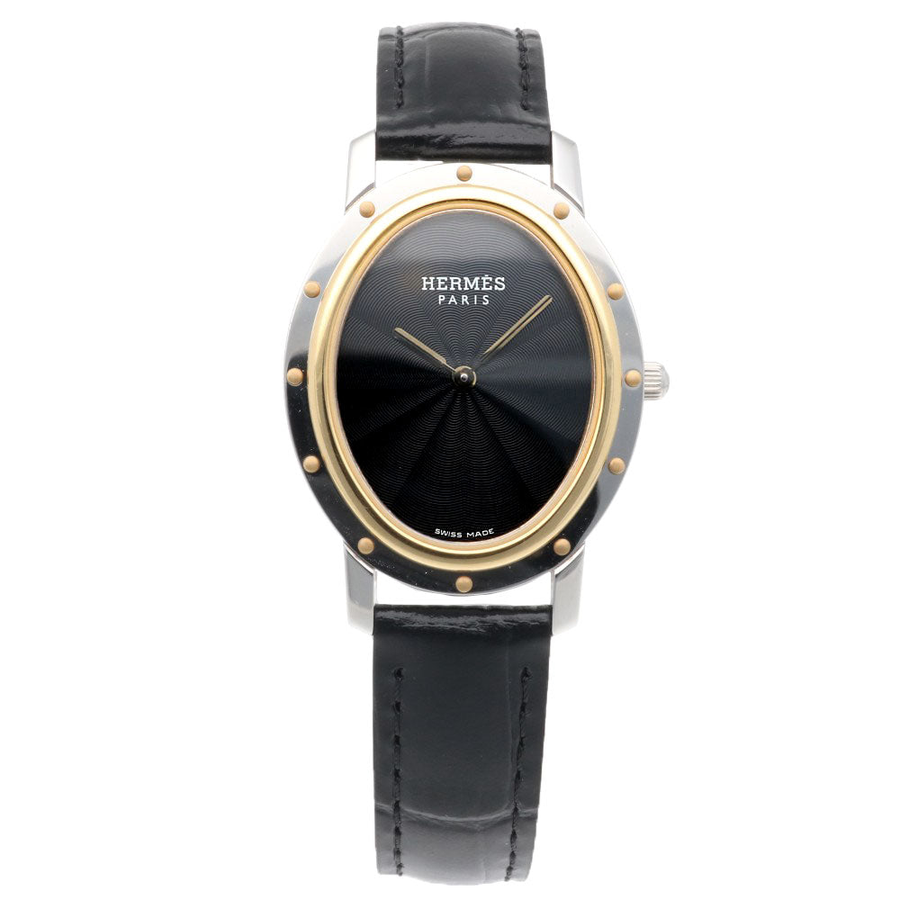HERMES エルメス 時計 クリッパー オーバル HERMES エルメス クリッパーオーバル 腕時計 ステンレススチール CO1
