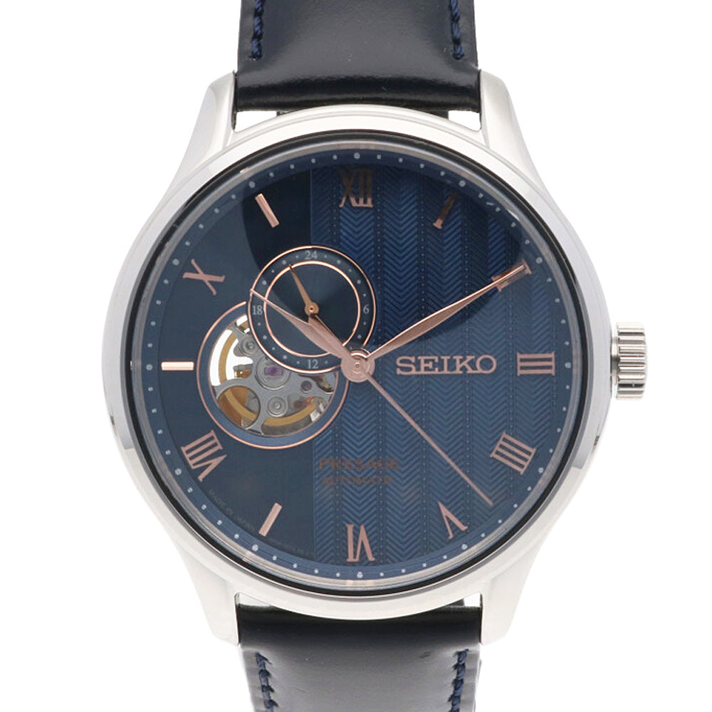 Seiko Presage Watch Stainless Steel 4R39A Men's Used