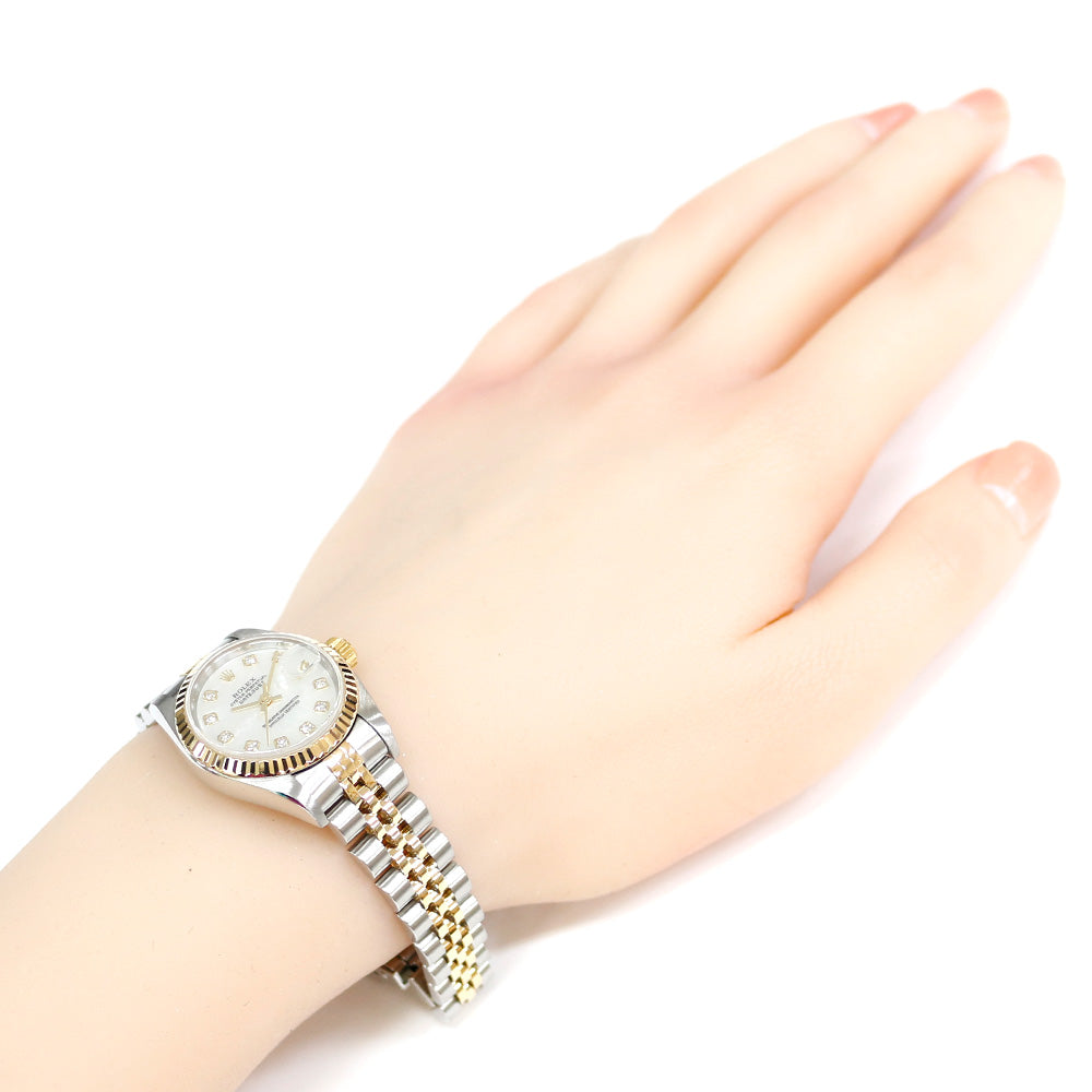 y*o様 ロレックス ステンレススチール 金属ベルト 楽天市場】ロレックス 69173 デイトジャスト タペストリー文字盤