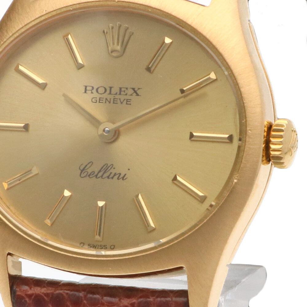 ROLEX ロレックス チェリーニ 腕時計 18金 K18イエローゴールド 3802