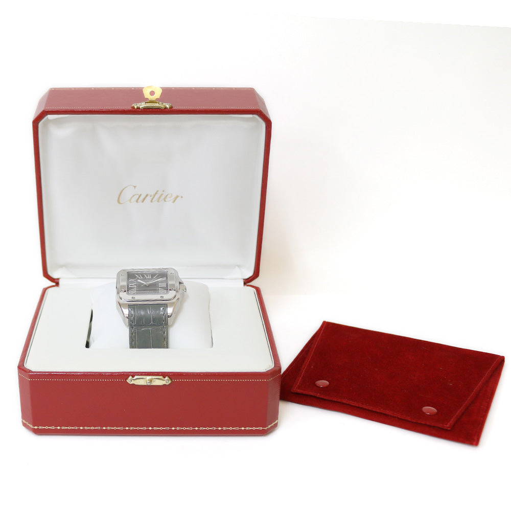 CARTIER カルティエ サントス100LM 腕時計 ステンレススチール 2656 自動巻き メンズ 1年保証 中古 – 【公式】リサイクルキング  オンラインショップ