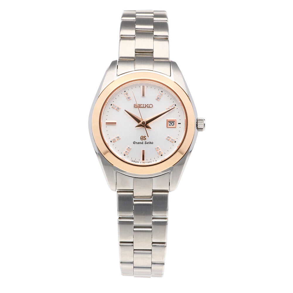 セイコー SEIKO グランドセイコー コンビ STGF074 16P ダイヤ レディース 腕時計 4J52 0AB0 デイト PG クォーツ GRAND SEIKO 90294113 SEIKO（セイコー） グランドセイコー コンビ STGF074 16P ダイヤ