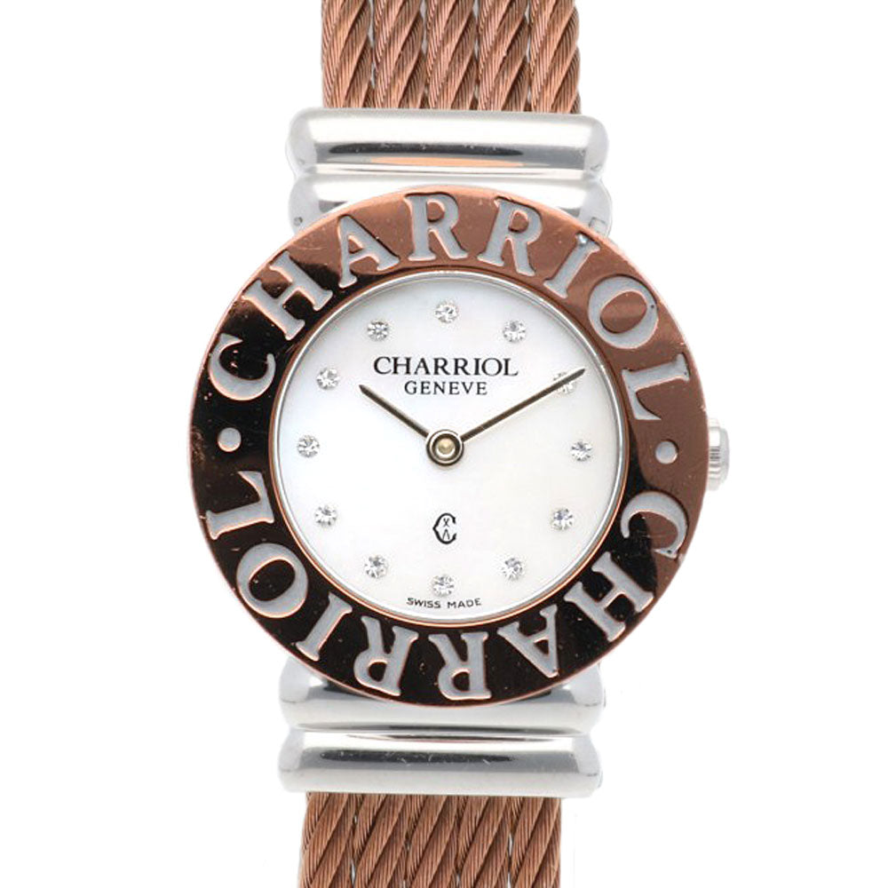 CHARRIOL Saint-Tropez Watch Stainless Steel 028/2 Quartz Ladies 1