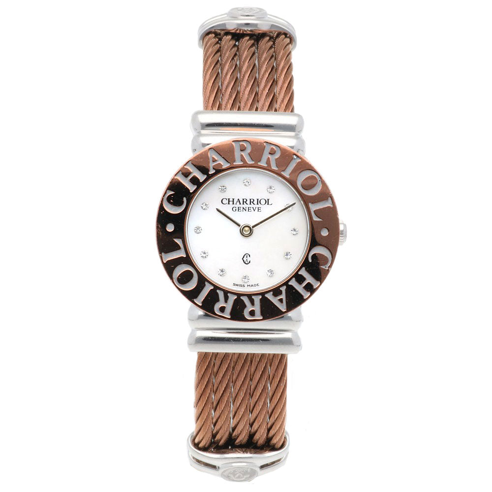 CHARRIOL Saint-Tropez Watch Stainless Steel 028/2 Quartz Ladies 1
