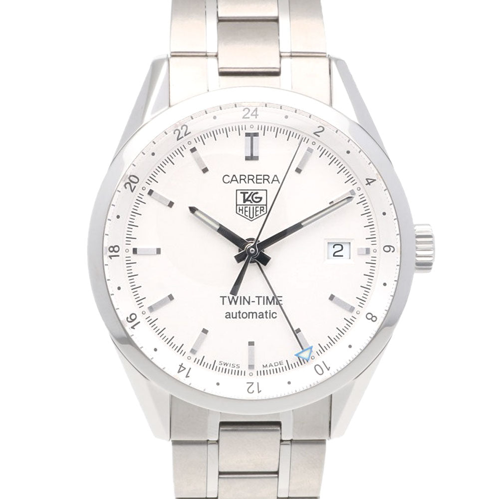 TAG HEUER タグホイヤー カレラ ツインタイム 腕時計 ステンレス 