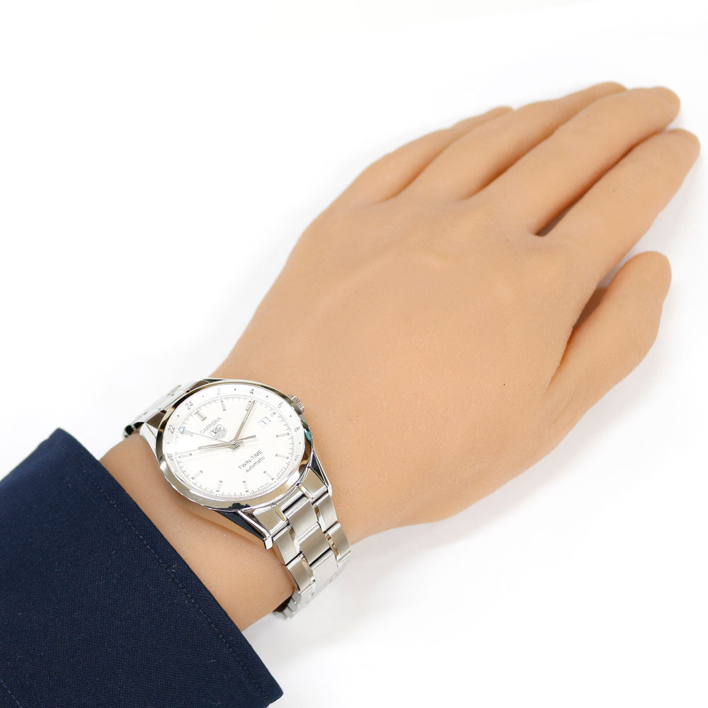TAG HEUER タグホイヤー カレラ ツインタイム 腕時計 ステンレス