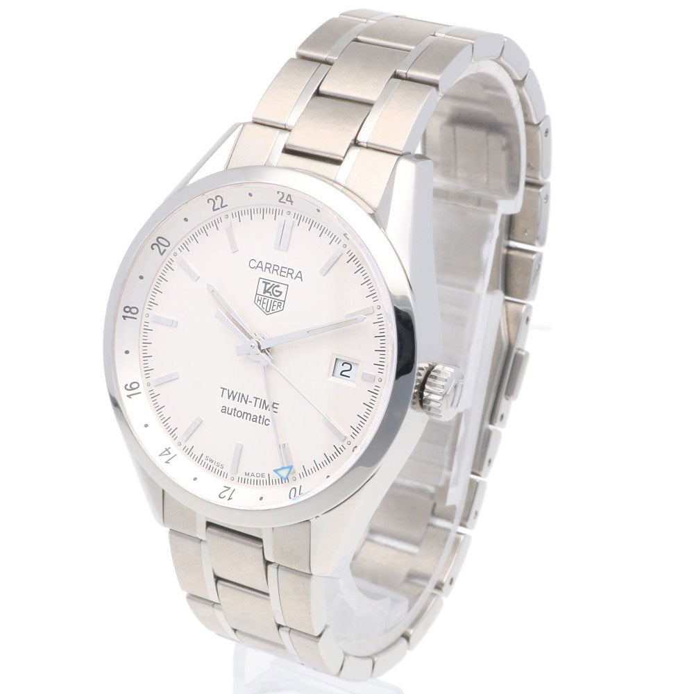 TAG HEUER タグホイヤー カレラ ツインタイム 腕時計 ステンレス